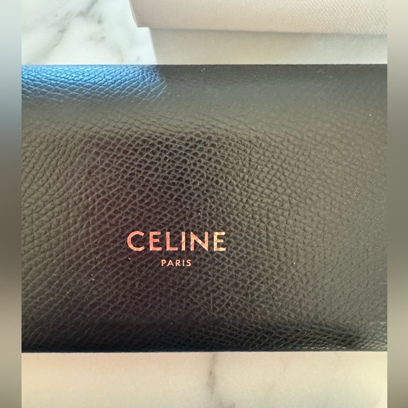 Celine CL4001is Sunglasses Black Gold Dots EUC - Picture 11 of 13